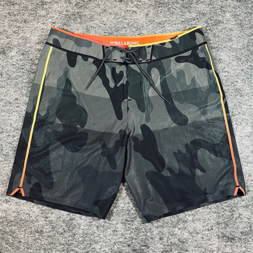 Billabong Board Shorts Mens 36 Camo Platinum X Airlite Swim Trunk Surf Beach